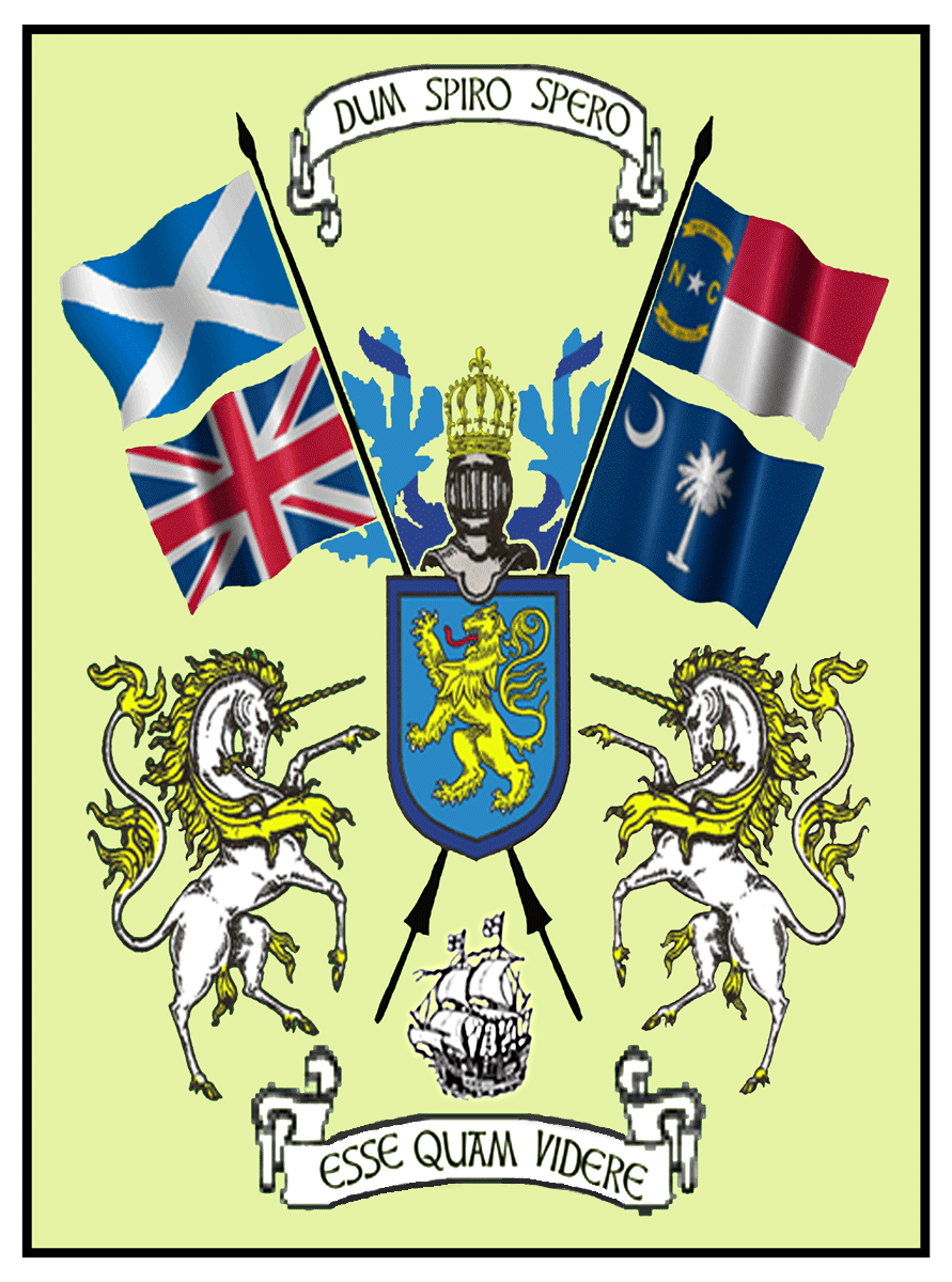 Saint Andrew Society of Carolina Coat of Arms